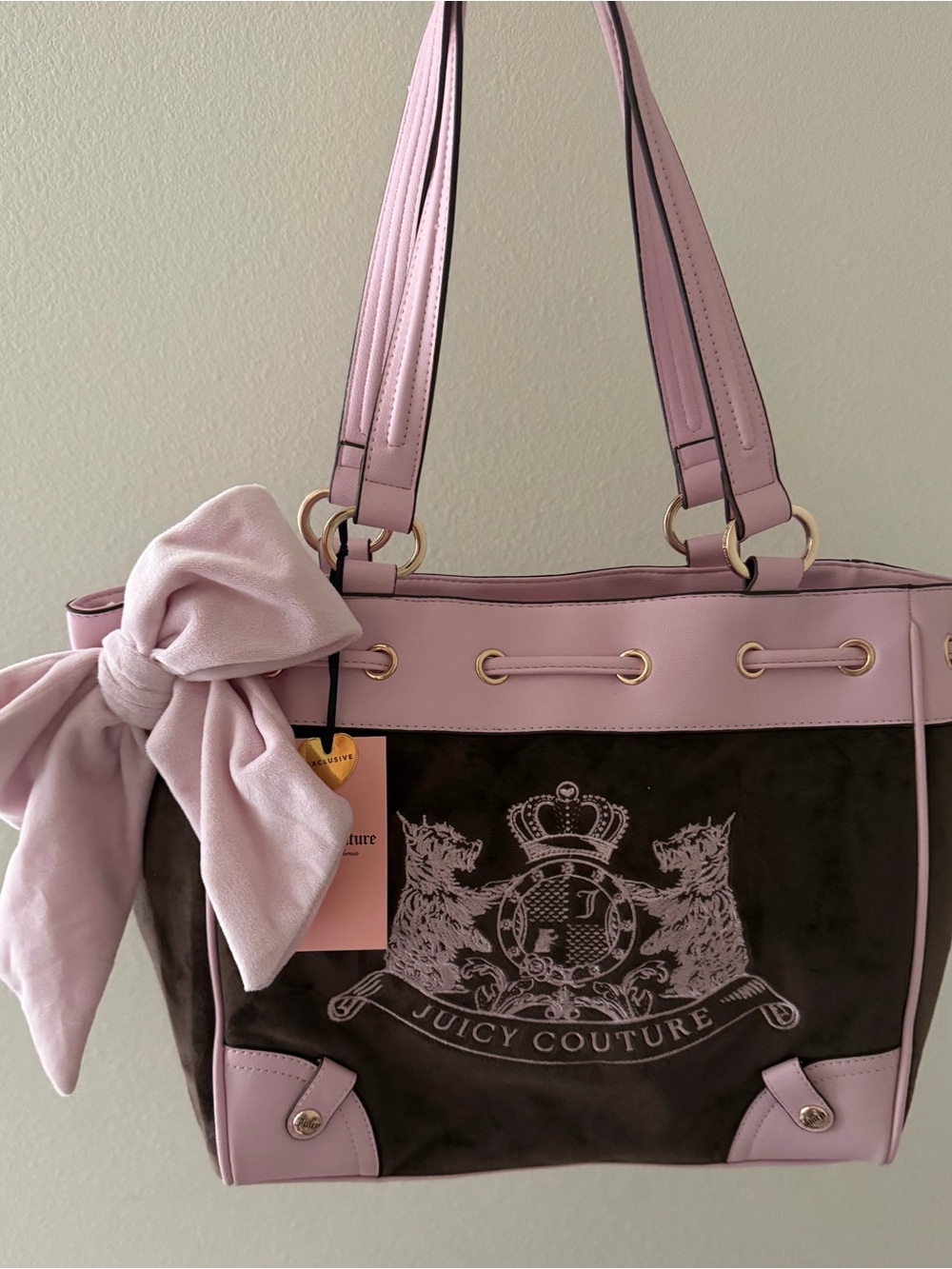 Juicy Couture NWT Scotty dog tote